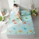 Máy rửa Tencel Ruanxi ba mảnh nước đá có thể gập lại lụa mat mat mùa hè máy lạnh 1.8m 1,5m giường - Thảm mùa hè