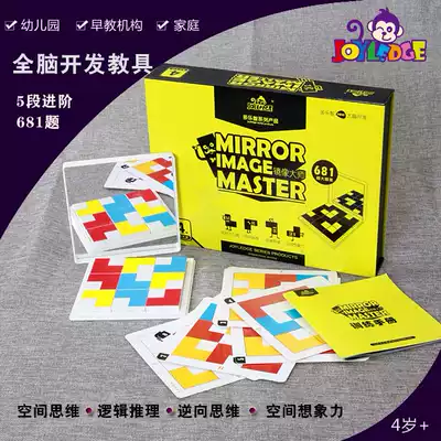 Dulozhi Mirror master Symmetrical pattern recognition practice Plane geometry Space perception Whole brain development teaching aid