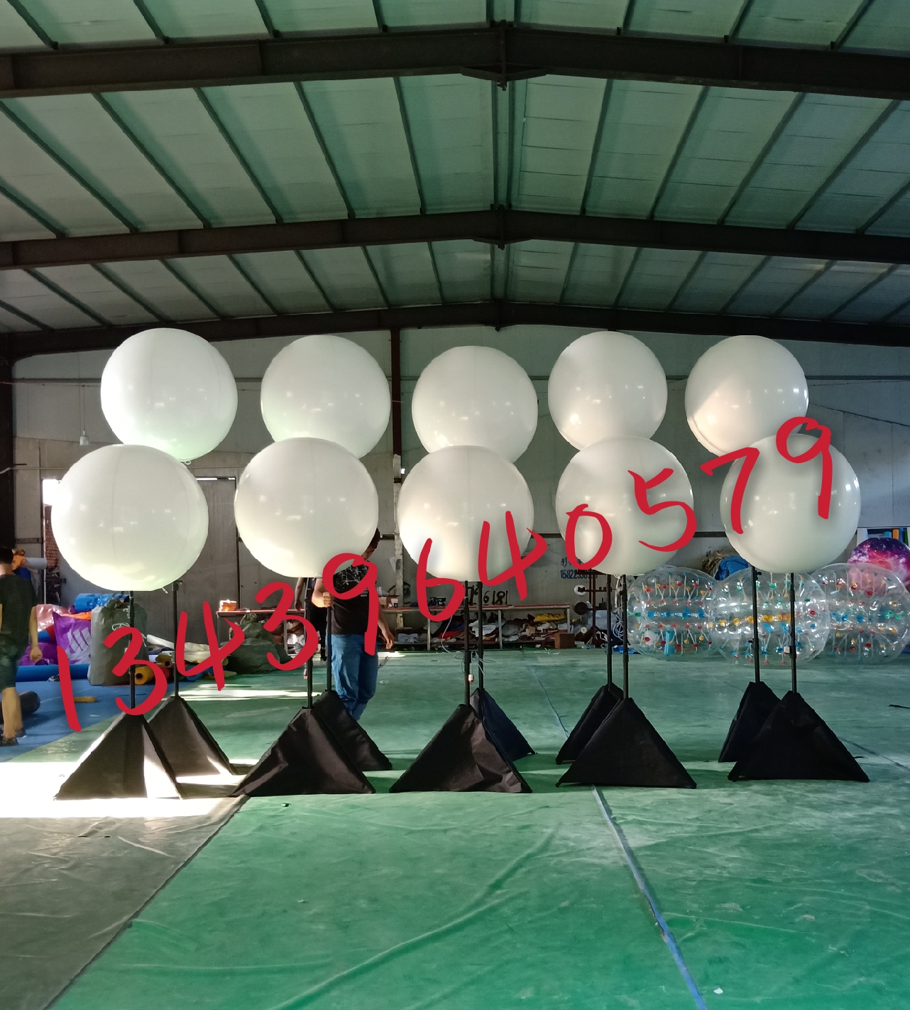 Custom PVC Luminescence Bracket Air Die Light Air Die Lighting Bracket Balloon Lamp Road Leading Bracket Balloon Lamp Custom