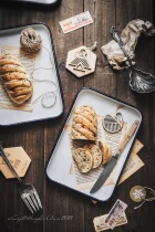 White square plate simple retro cake European bag baking tray still life food shooting (second store prop shop)