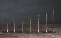 Light pole candlestick Nordic minimal decoration Retroit old food still life photography (2 store props)