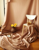 INS air pure colored background fabric Live wall Nordic tablecloth food still photography (two store props)