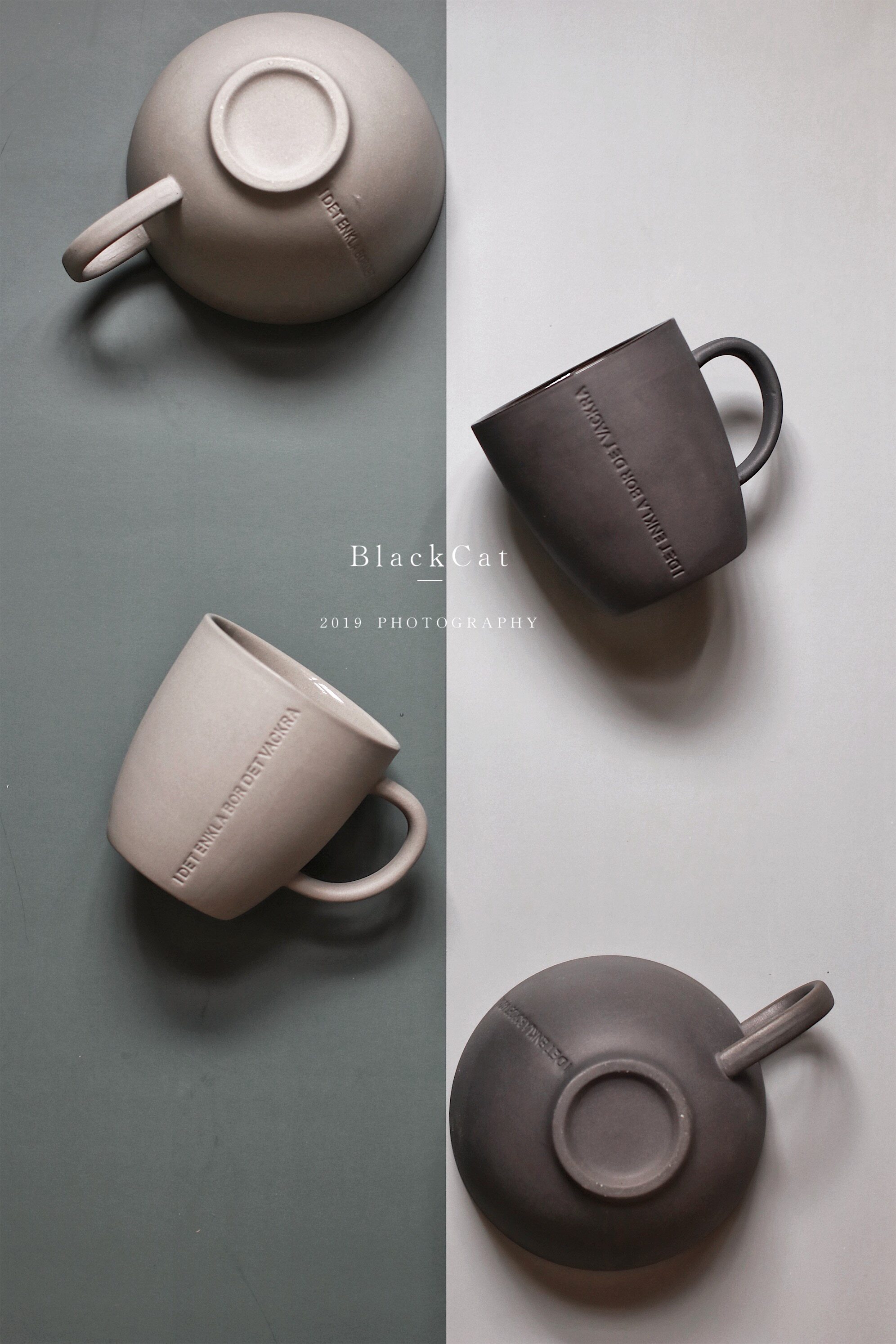 Double-sided pure background paper Morandi Shop Still Life Food Photography (2 store props)