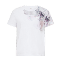 (Artist Inspiration) Masfiel 2024 Summer New Fashion Temperament Round Neck Loose T-Shirt Tops for Women