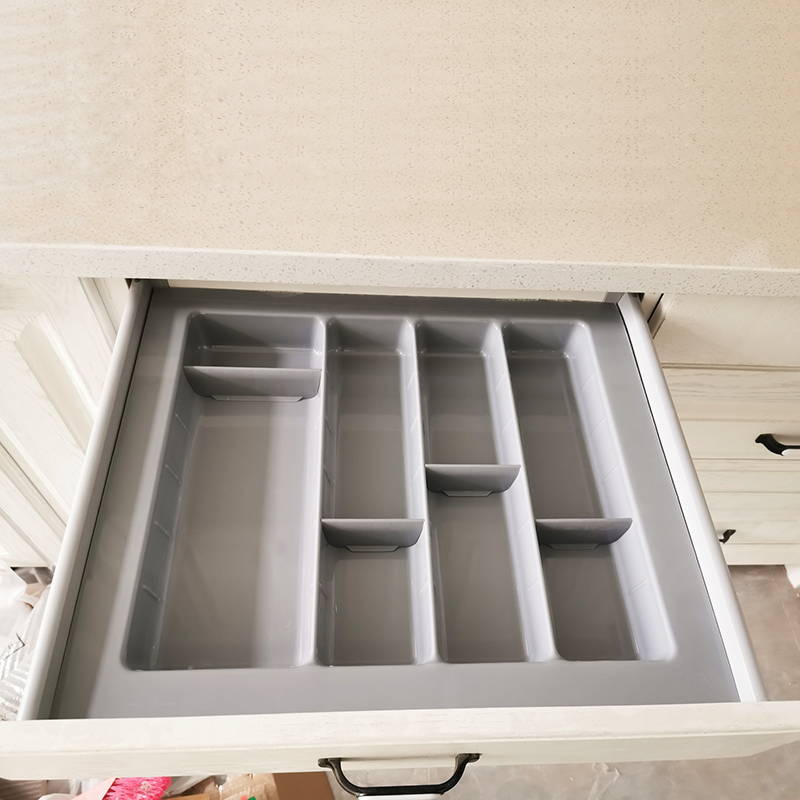 Overall cabinet plastic knife fork tray kitchen?Car drawer classification containing compartment Sorting Separation Box Free Combinations