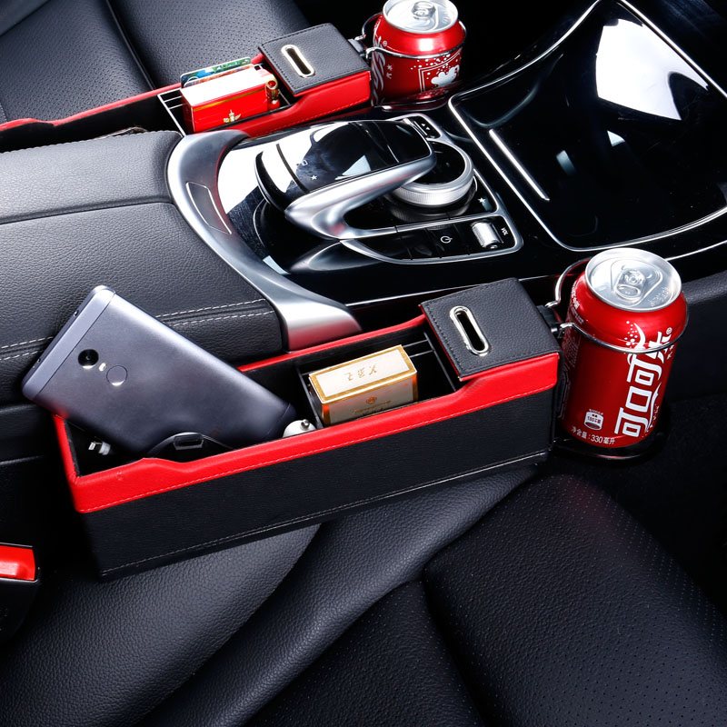 Car storage box seat seam box car storage box multi-function storage box sundries cup holder gap storage
