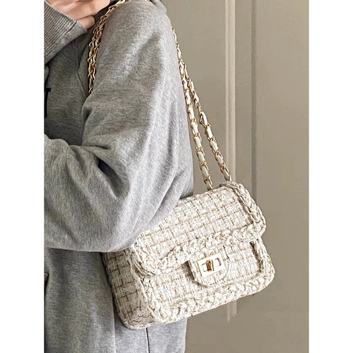 Модная сумка через плечо, сумка на одно плечо, цепь, изысканный стиль, в стиле Шанель, коллекция 2023