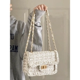 Модная сумка через плечо, сумка на одно плечо, цепь, изысканный стиль, в стиле Шанель, коллекция 2023