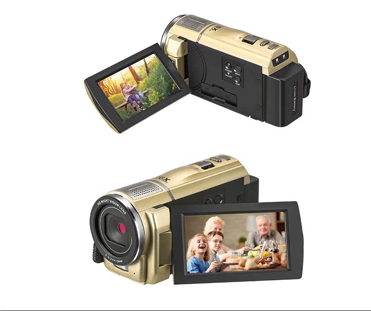 Ordro / Ou Da HDV-F7 Full HD Hồng ngoại Night Vision Camera kỹ thuật số Beauty Camera Wedding Home DV