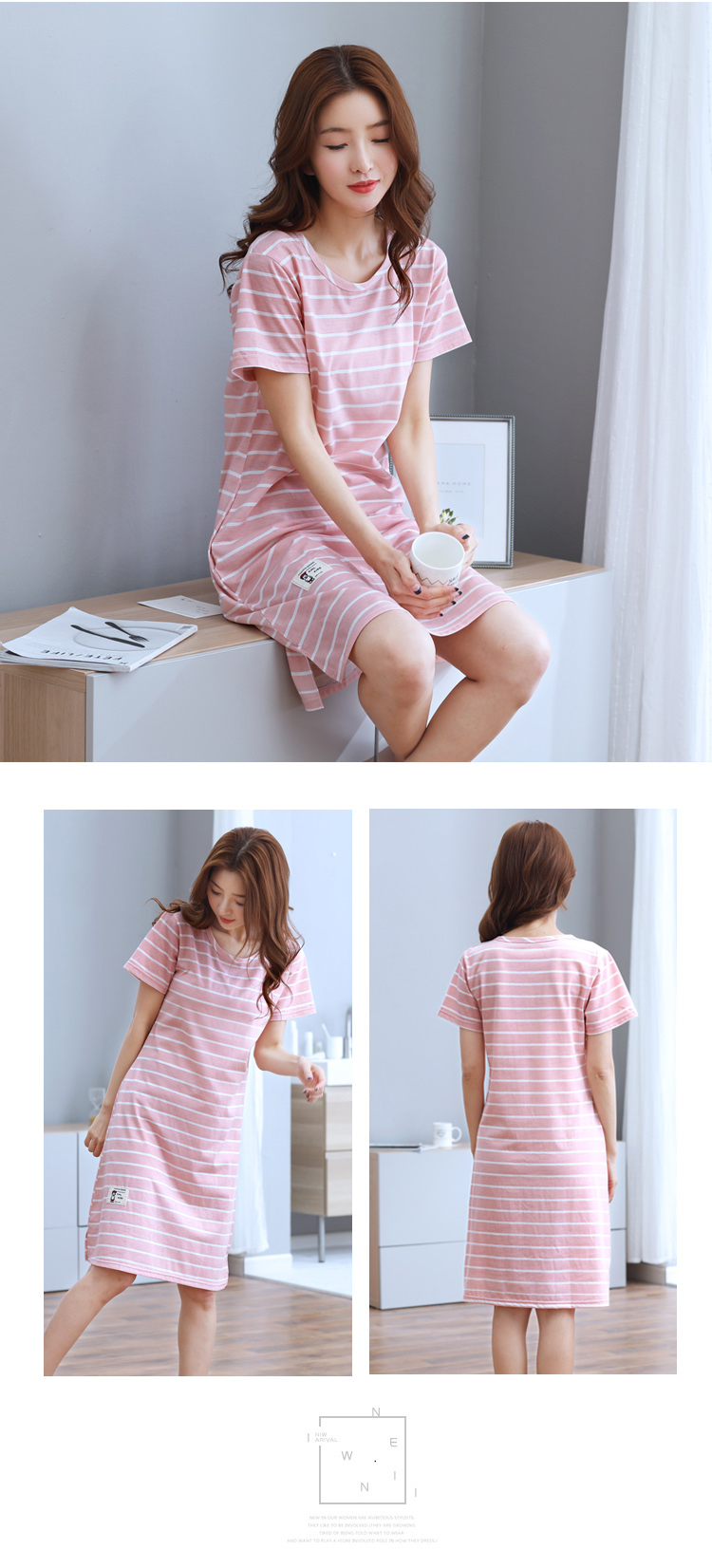 Đặc biệt hàng ngày mùa hè Hàn Quốc nightdress ladies bông ngắn tay áo XL vest đồ ngủ mùa hè không tay dịch vụ nhà