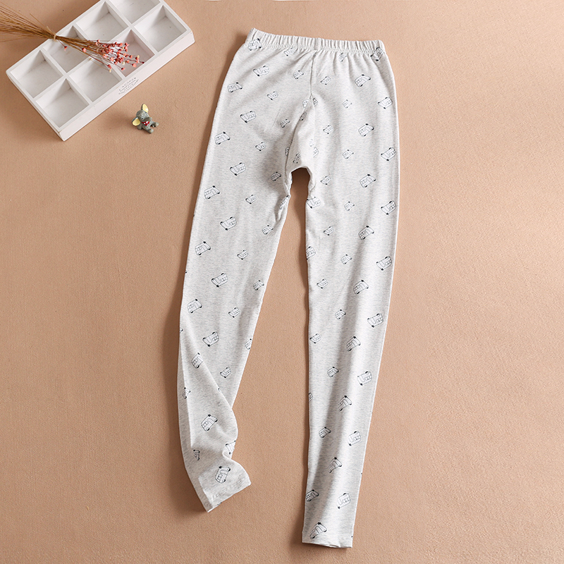 Một chiếc quần mùa thu cho bé trai Lycra cotton mùa thu và mùa đông Đồ lót trẻ em Quần legging bé trai cộng với cotton cao eo - Quần áo lót đồ bơi bé gái
