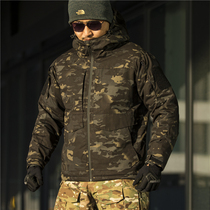 Archon m65 outdoor cotton coat mens multi-pocket windbreaker jacket windproof and waterproof all-terrain dark night camouflage cotton coat