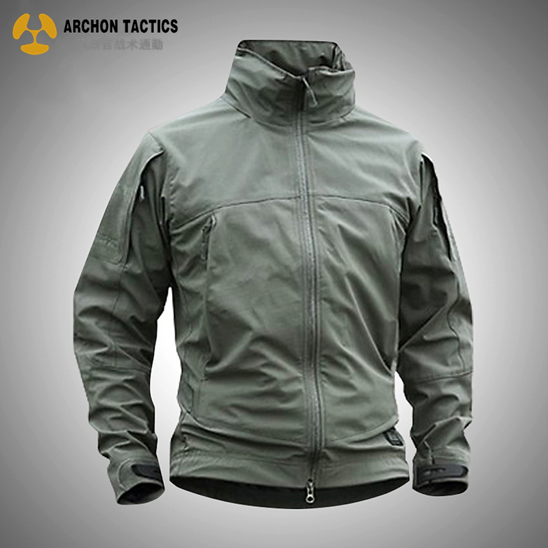 Councils Soft Shell Outdoor Dress Men Spring Autumn Heating and Waterproof Waterproof Climbing Climbing