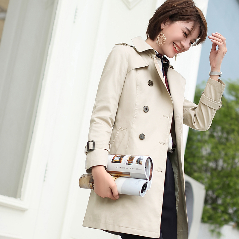 Trench pour femme en Coton en Coton - Ref 3226870 Image 3
