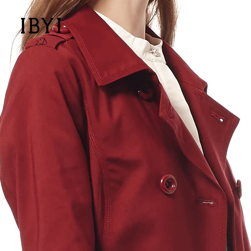 Trench pour femme IBYI     en Coton en Coton - Ref 3226845 Image 4