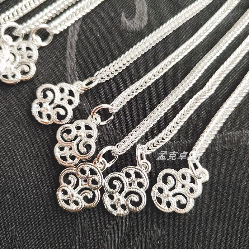 Retro classic earrings, silver 925 sample