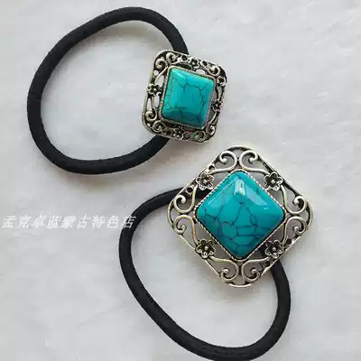 Mongolian element Hairband hair ornaments ethnic style leather band ornaments vintage Hairband braid ornaments 2021 New