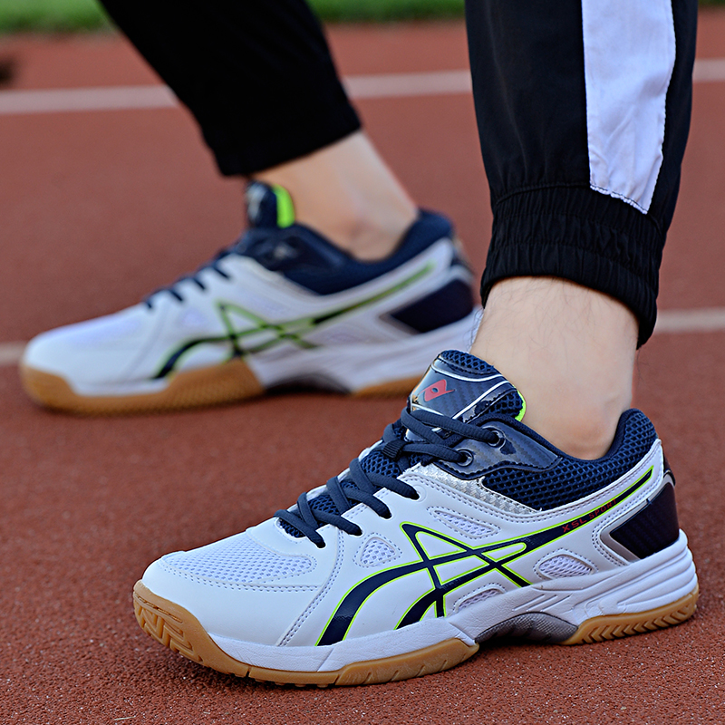Pull back volleyball shoes men's and women's table tennis shoes soft bottom non-slip professional competition training sports shoes breathable