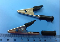  Pure copper crocodile clip 80-1 test clip handle ground clip batter battery clamp 60mm long 10mm open