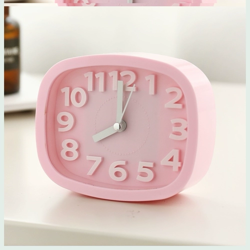 Свежие мужчины и женские прикроватные часы мягкая девочка корейская корейская версия детей с детской будильницей