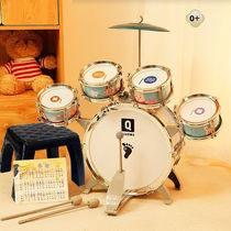 Beearly crowdchildren toy boy girl 3-5-6-year-old kid birthday present 7-14 year old instrument rack drummer early
