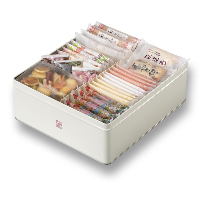 Japanese direct mail Kokura Shansu Chinese New Year gift box Xianbei snack gift bag rice crunchy rice cake Japanese refreshment