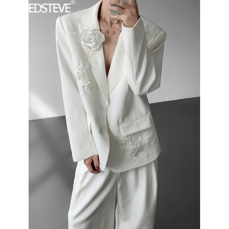 Edsteve | Spring and Autumn 026 Style Hydrangea Flower Dress, Light Luxury High-End Suit, Niche Design Jacket for Men. Edsteve | Spring and Autumn 026 Style Hydrangea Flower Dress, Light Luxury High-End Suit, Niche Design Jacket for Men.