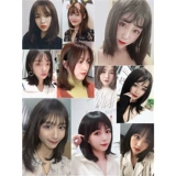 Парик, шлем, яркий броский стиль, «ключичная» стрижка, популярно в интернете, длина миди