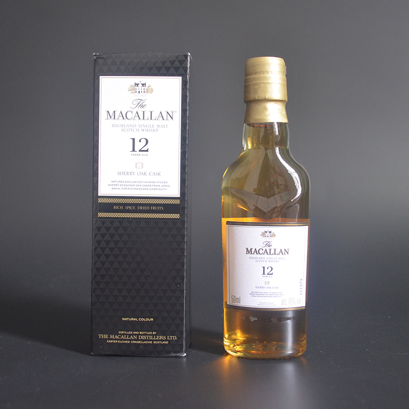 Foreign wine small wine version mccarron 12 years 50ml new single malt whisky mini import decoration collection