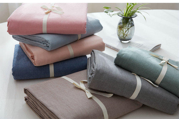 Chăn bông không in vỏ gối một gói bông nguyên chất 100% cotton đơn giường đơn trampoline tốt chăn phao rẻ	