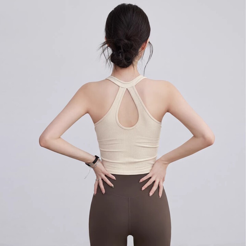 Lulu Vuru Beautiful Back Yoga Sports Vest for Women, Slim Fit Running Bra, Pilates Training Fitness Clothing Lulu Vuru Beautiful Back Yoga Sports Vest for Women, Slim Fit Running Bra, Pilates Training Fitness Clothing