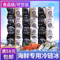 Aviation Technology Cold Chain Ice Bag Seafood Express Special Disposable Food Fresh Fruit 24 Grids Fresh Refrigerated Bag