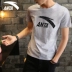 Áo thun ngắn tay Anta nam chính hãng 2019 hè mới đan lớn logo thoáng khí áo sơ mi thể thao giản dị áo ba lỗ thể thao nữ Áo phông thể thao