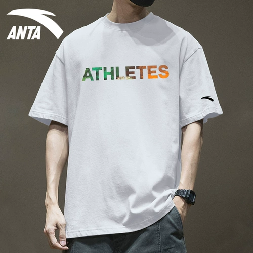 Летняя черная хлопковая футболка с коротким рукавом для отдыха, оверсайз