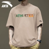 Летняя черная хлопковая футболка с коротким рукавом для отдыха, оверсайз