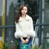 2017 Áo lông mới lông ngắn lông len còng lông cáo Lông cừu mỏng xén chống mùa áo lông trắng Faux Fur
