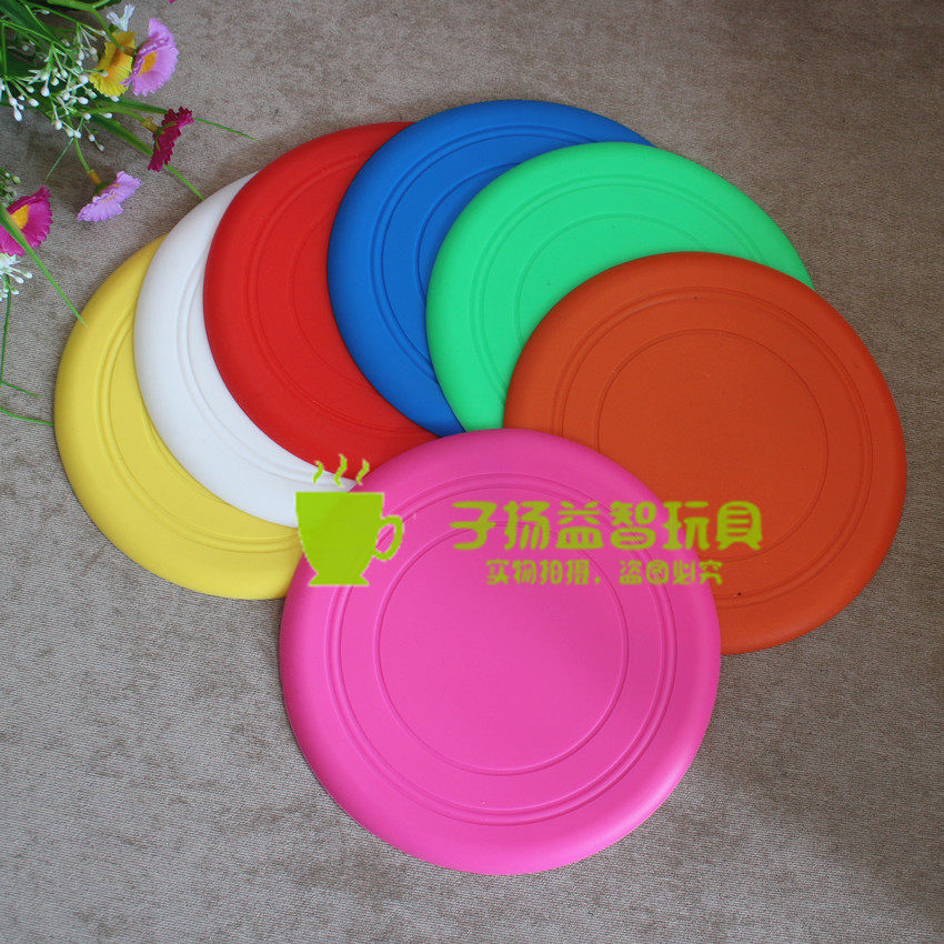 Silicone Fly Disc Children Soft Flying Saucer Kindergarten Elementary School Kids Outdoor Sports Kids Safety Toys Multicolored Optional