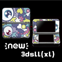 NEW3DSLL3DSXL pain machine film stickers cute cute series limited color stickers anime pain stickers 3DS bags etc