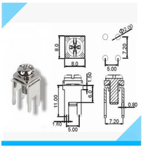 PCB-10 welding terminal block copper seat K14PC board terminal post M3M4 hardware copper seat terminal block