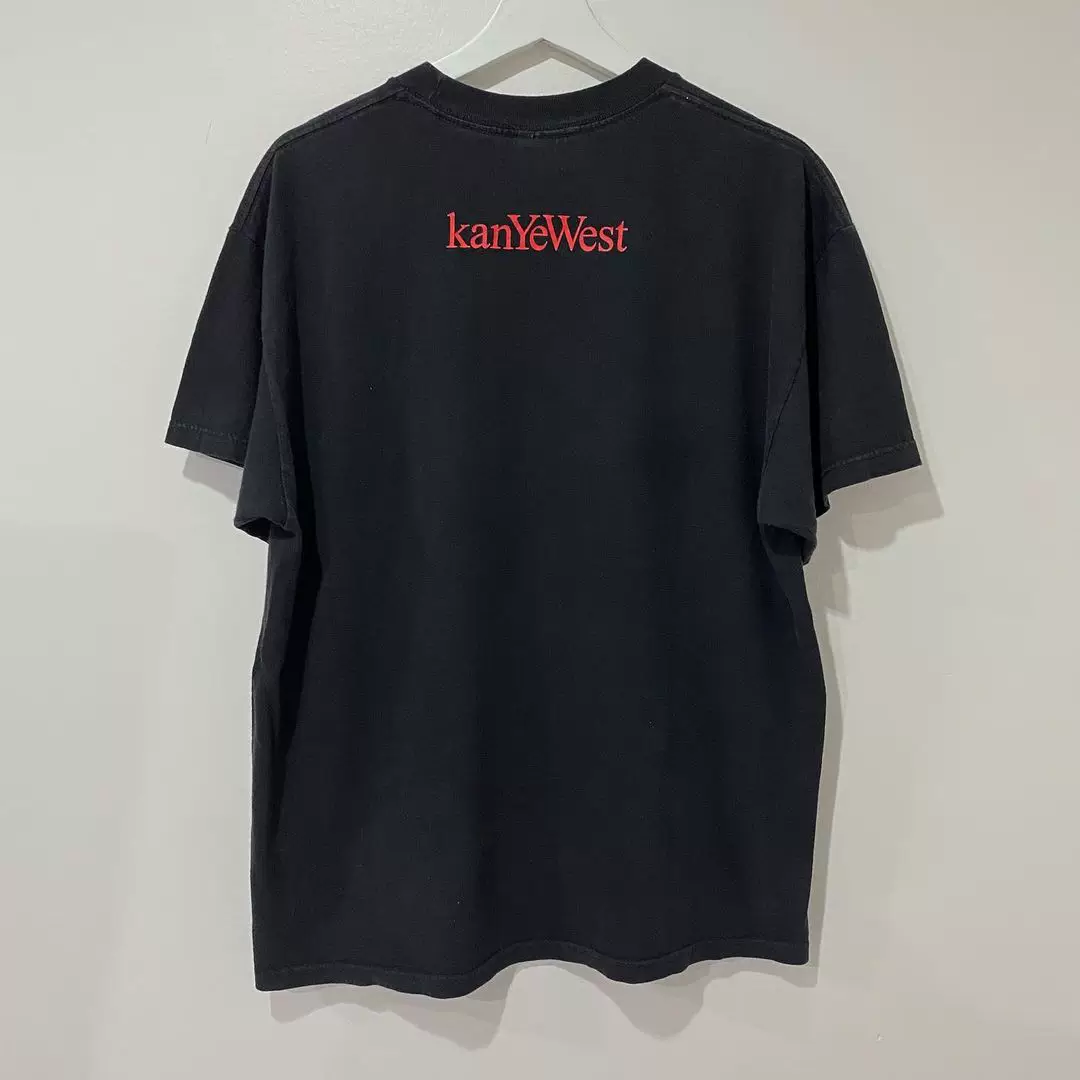 Плакат обложки альбома Kanye West Kanye rebel, печать на европейский и американский хип-хоп рэп футболке tops