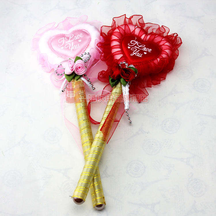 结婚用笔/心形签到笔/小熊签到笔/嘉宾题名笔/个性签到笔