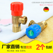Thickened hot and cold water all copper alloy triangle valve Water heater Brass angle valve Water stop valve Horse barrel switch valve
