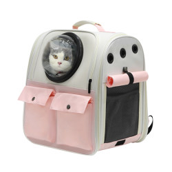 Cat Bag Outgoing Portable Backpack Cat Large Capacity Pet Bag Breathable All Year Round Satchel Space Capsule Dog Bag