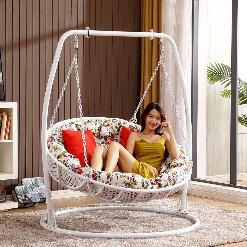 Nacelle Rattan Chair Bird Nest Chair Fields Garden Outdoor Sloth Outdoor Sloth Metal Frame Hammock Metal Frame Hammock indoor balcony Cradle Chairlift Chair