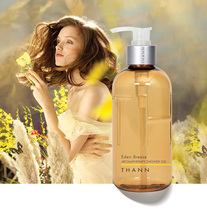 Thailand THANN Eden Breeze Bath Gel 320ml Rose Jasmine Fragrance Floral romance