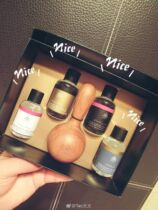 Spot Thai panpuri five-piece essential oil massage stick spa gift box Body massage oil teak stick