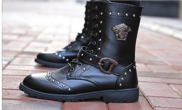 Thời trang nam Martin ấm áp mùa đông tuyết ấm áp Giày nam giản dị giầy chelsea boot nam