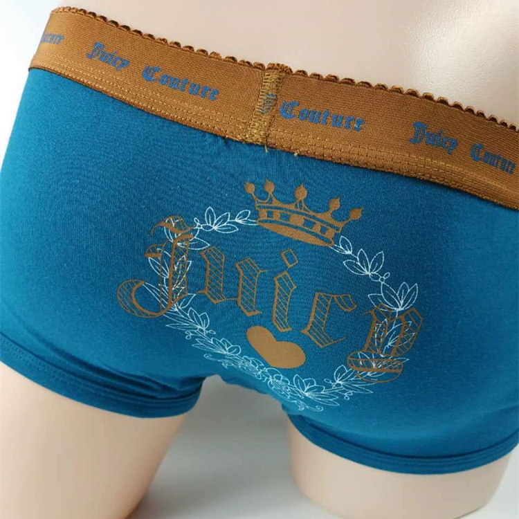 Crown sóng dot thư vài đồ lót tinh khiết thể thao thiếu niên in cotton tóm tắt võ sĩ