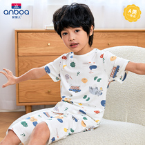 Ampel Boy Short Sleeve Suit Children Dress New Baby Casual Suit Casual Tshirt 50% Pants Sleeping Suit Jacket