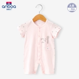 Хлопковая летняя одежда для раннего возраста для новорожденных, детское тонкое боди, короткий рукав